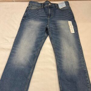 Cat & Jack Boys Medium Wash Straight-Leg Denim Jeans | NWT | Size 16